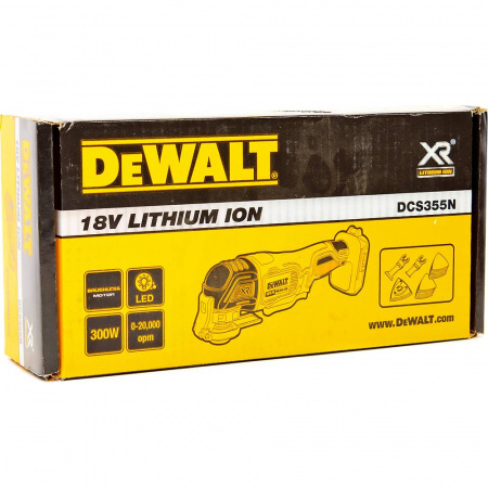 Инструмент многофункциональный аккумуляторный DeWALT DCS355N (б/акк,б/зу)