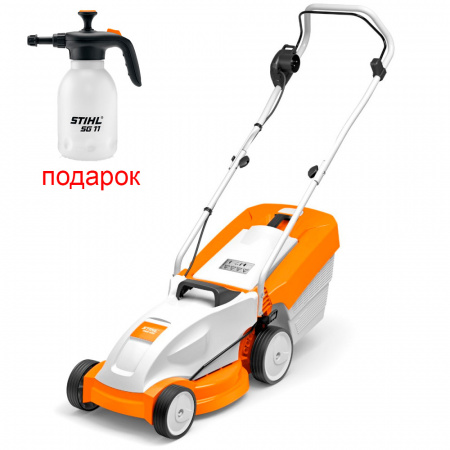 Газонокосилка электрическая Stihl RME 235+Опрыскиватель SG11 в подарок