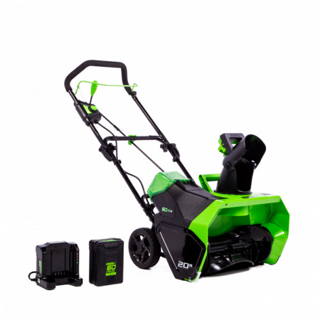 Снегоуборщик Greenworks 60В б/щ (с АКБ 4Ач ЗУ)