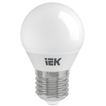 Лампа IEK светодиодная G45 шар 5Вт 230В 4000К E27