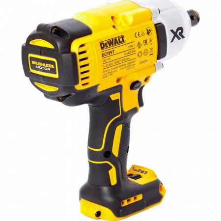 Гайковерт аккумуляторный ударный DeWalt DCF897N (б/акк,б/зу)