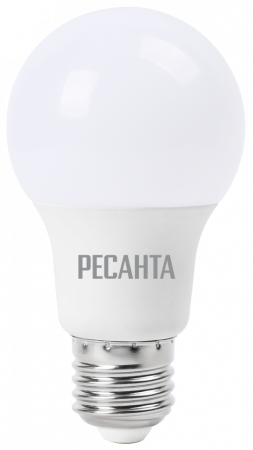 Лампа светодиодная РЕСАНТА LL-R-A60-9W-230-4K-E27