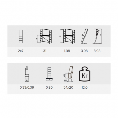 Подмости Алюмет SM 7