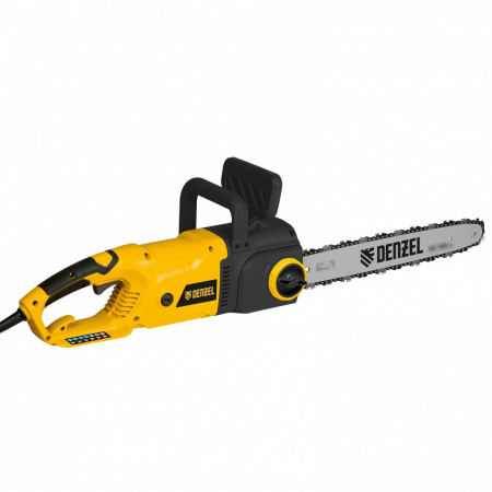 Пила цепная электрическая EDS-2200, 2.2 кВт,продольная, шина 45 см, шаг 3/8, паз 1.3 мм, 62 звена Denzel