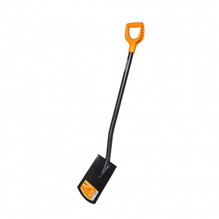 Лопата FISKARS с закругленным лезвием Solid (1026683/131403)