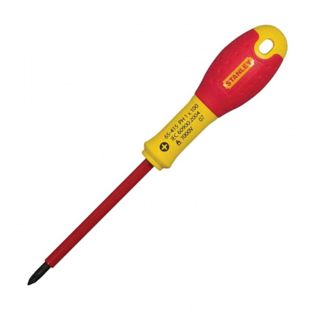 Отвертка диэлектрическая FATMAX 1000V PH1*100 mm Stanley