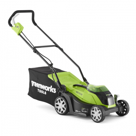 Газонокосилка аккумуляторная Greenworks G40LM35 АКБ G-MAX 40V (АКБ40V 2АЧ;ЗУ)