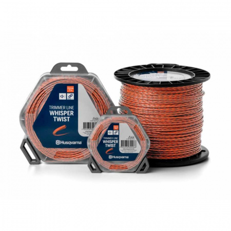 Леска для триммера Husqvarna 2,0мм/112м Whisper Twist в блистере