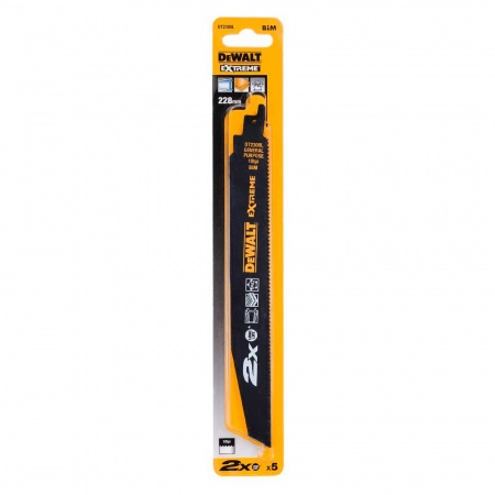 Набор полотен для сабельной пилы S1120СF DeWalt 5шт (DT2308L)