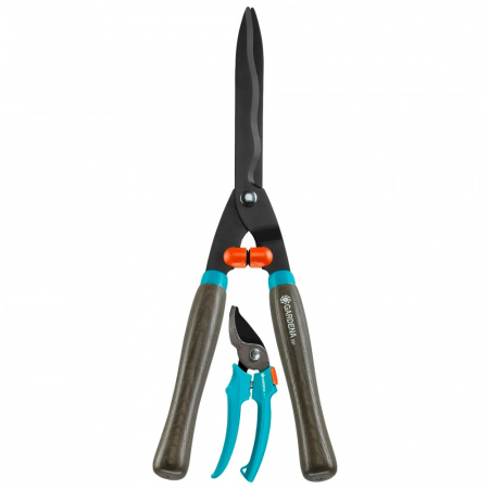Ножницы Gardena для живой изгороди механические Classic 540 FSC® + секатор Classic (комплект)