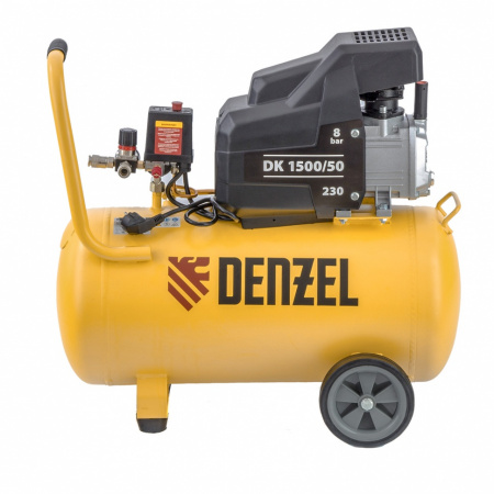 Компрессор воздушный DK1500/50, Х-PRO 1.5 кВт, 230 л/мин, 50 л Denzel